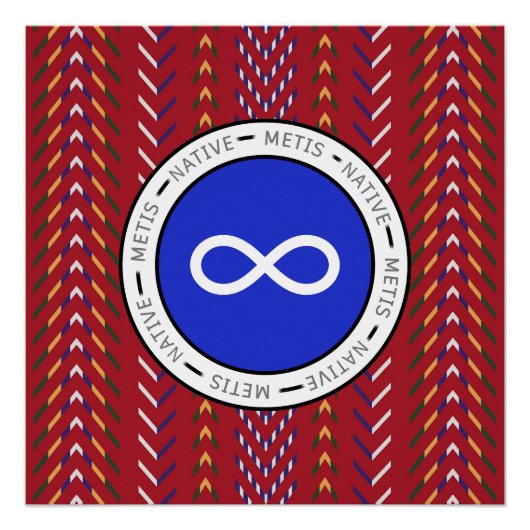 Métis inheemse kunst perfect poster (Voorkant)