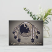 Metis Invitalized Native Art Kaarten (Staand voorkant)