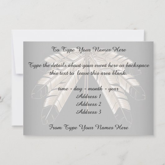 Metis Invitalized Native Art Kaarten (Achterkant)