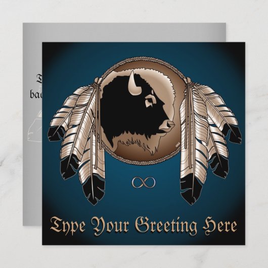 Metis Invitalized Native Art Kaarten (Voorkant / Achterkant)