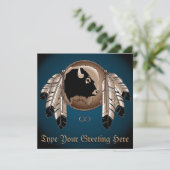 Metis Invitalized Native Art Kaarten (Staand voorkant)