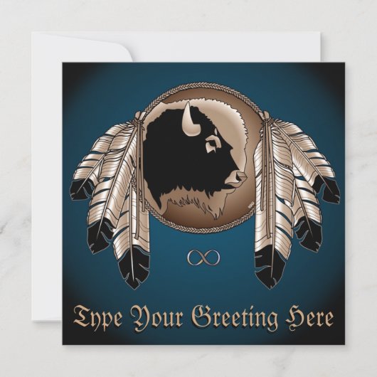 Metis Invitalized Native Art Kaarten (Voorkant)