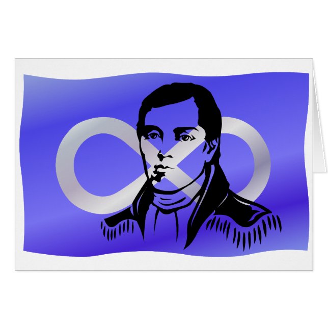 Metis Kaart Cuthbert Grant Art Kaarten - Personali (Voorkant Horizontaal)