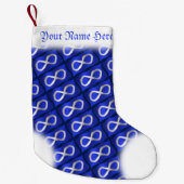 Metis kerststallen Aangepaste Metis vlag Stockin Kleine Kerstsok (Voorkant)