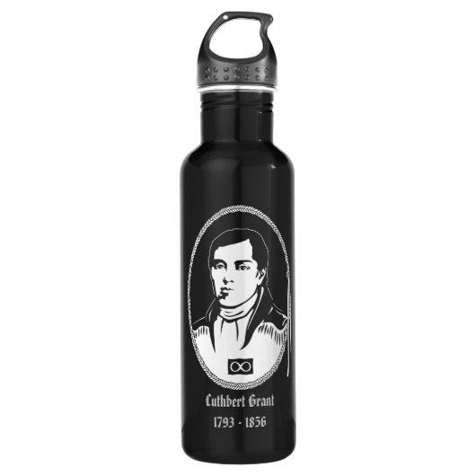 Metis Leader Canadian Metis Hero Waterfles (Voorkant)