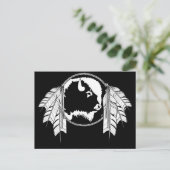 Metis Nation Briefkaarten Buffalo Native Art Cards (Staand voorkant)