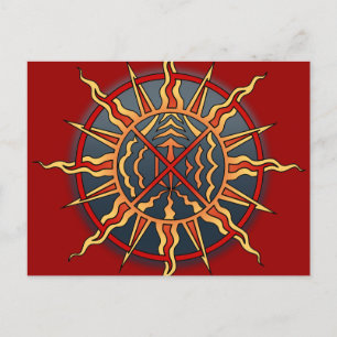 Metis Nation Briefkaarten Spirituele Native Art Ka