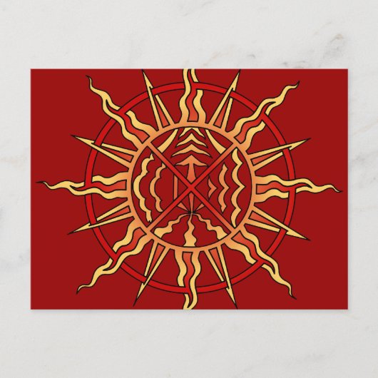 Metis Nation Briefkaarten Spirituele Native Art Ka (Voorkant)