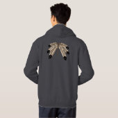 Metis Nation Hoodie Native Wildlife Sweatshirt (Achterkant volledig)