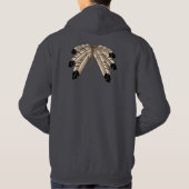 Metis Nation Hoodie Native Wildlife Sweatshirt (Achterkant)