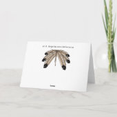 Metis Nation Kaart Native Wildlife Wenskaart (Achterkant)