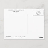 Métis Nation of Canada Matryoshka Briefkaart (Achterkant)