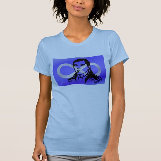 Metis Nation Shirt Cuthbert Grant Metis Dames Shi (Voorkant)