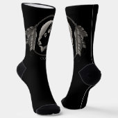 Metis Nations Socks Native Tribal Buffalo Socks  Sokken (Gebogen)