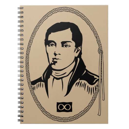 Metis Notitieboek Cuthbert Grant Journal Book Gift (Voorkant)
