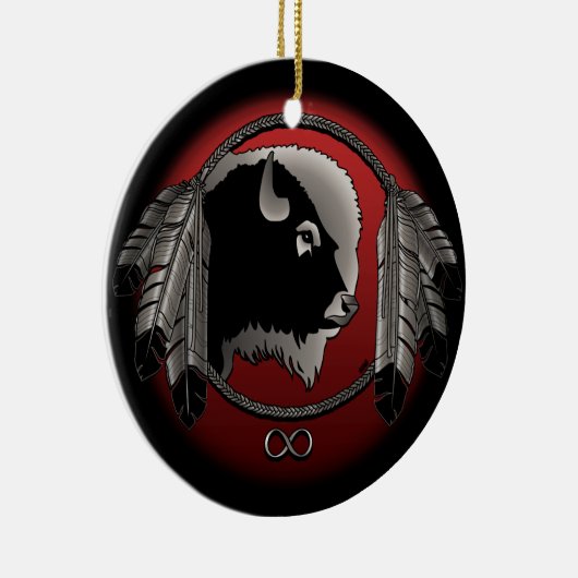 Metis Ornament Personalized First Nations Keepomwi (Rechts)