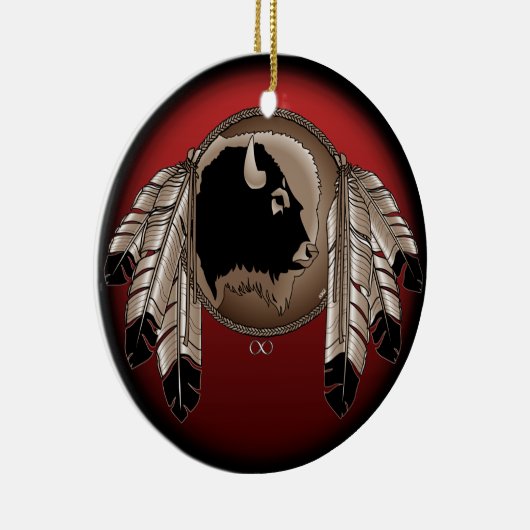 Metis Ornament Personalized First Nations Keepomwi (Rechts)