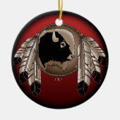 Metis Ornament Personalized First Nations Keepomwi (Voorkant)