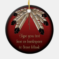 Metis Ornament Personalized First Nations Keepomwi