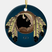 Metis Pride Art Ornament First Nations Keepsakes (Voorkant)