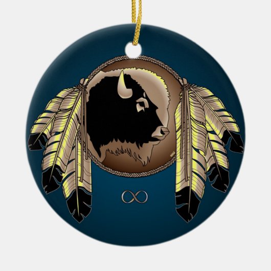 Metis Pride Art Ornament First Nations Keepsakes (Voorkant)