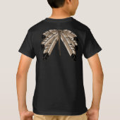 Metis Pride Kinder T-shirt First Nation Art T-shir (Achterkant)