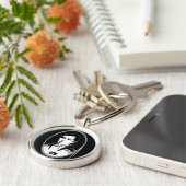 Metis Pride Sleutelhanger Metis Leader Cuthbert Gr (Zijkant)