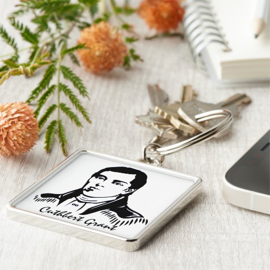 Metis Pride Sleutelhanger Metis Leader Cuthbert Gr (Zijkant)