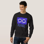 Metis Rebel Sweatshirt Metis Flag Shirten Metis To (Voorkant volledig)