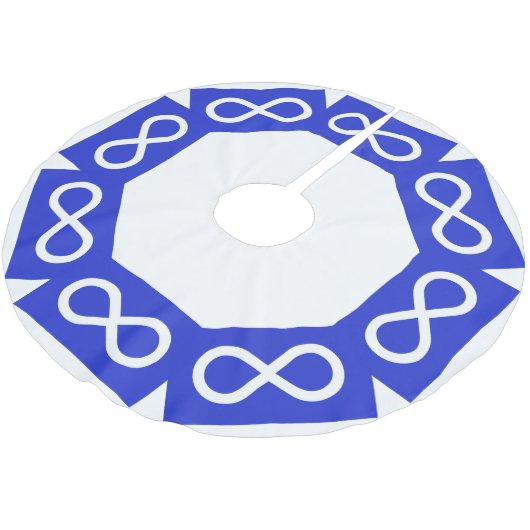 Metis Vlag kerstboomrok Eerste Natie Decor Kerstboom Rok (Gekanteld)