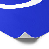 Metis vlag, Métis vlag Poster (Hoek)