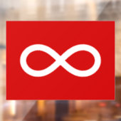 Metis vlag, Métis vlag Raamsticker (Vel 2)