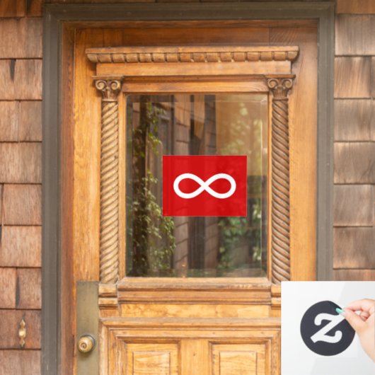 Metis vlag, Métis vlag Raamsticker (Huis Deur)