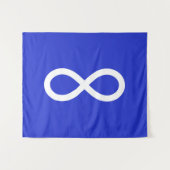 Metis vlag, Métis vlag Wandkleed (Voorkant (horizontaal))