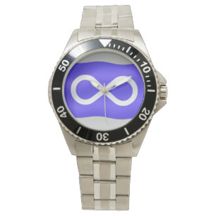 Metis Watch First Nations Flag Art Wrist Watch Horloge
