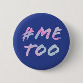 #MeTo Feminist Round Button (Voorkant)