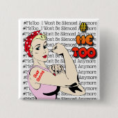 #MeTo Warrior Woman Button (Voorkant)