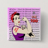 #MeTo Warrior Woman Button (Voorkant)