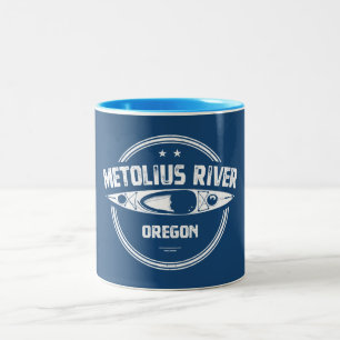 Metolius de Oregon Kayaking Tweekleurige Koffiemok