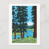 Metolius River Headwaters, Oregon Briefkaart (Voorkant)
