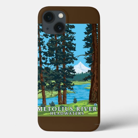 Metolius River Headwaters, Oregon Case-Mate iPhone Case (Achterkant)