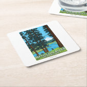 Metolius River Headwaters, Oregon Kartonnen Onderzetters (Schuin)