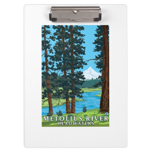 Metolius River Headwaters, Oregon Klembord (Voorkant)