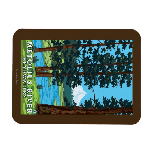 Metolius River Headwaters, Oregon Magneet (Horizontaal)