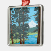 Metolius River Headwaters, Oregon Metalen Ornament (Links)
