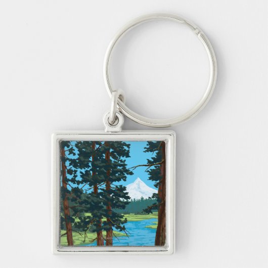 Metolius River Headwaters, Oregon Sleutelhanger (Voorkant)