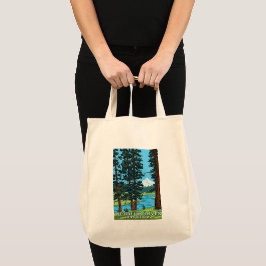 Metolius River Headwaters, Oregon Tote Bag (Voorkant (product))