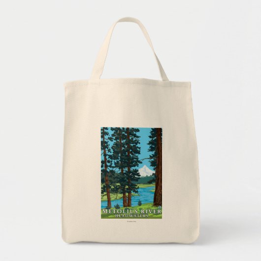 Metolius River Headwaters, Oregon Tote Bag (Voorkant)