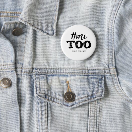 Metoo Einde stilte Ronde Button 5,7 Cm (In situ)