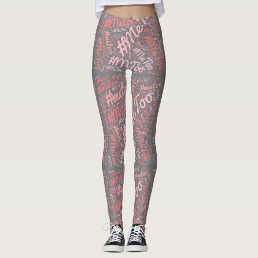 #Metoo Yoga Pants - Spandex Gym Draag - #MeTo Gift Leggings (Voorkant)